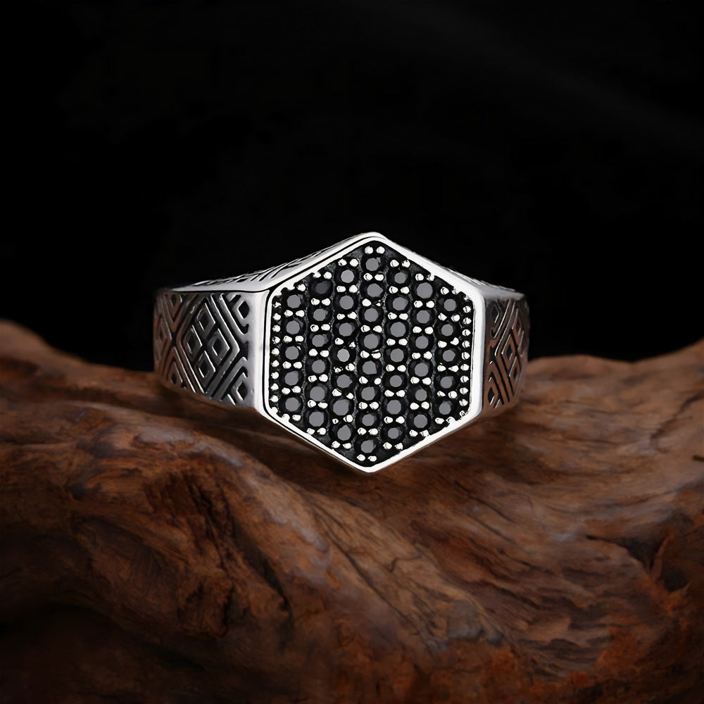 Agno  925 Silver Signet Ring 2