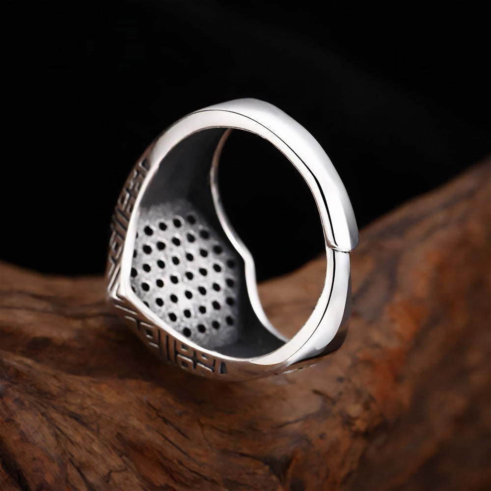 Agno  925 Silver Signet Ring 4