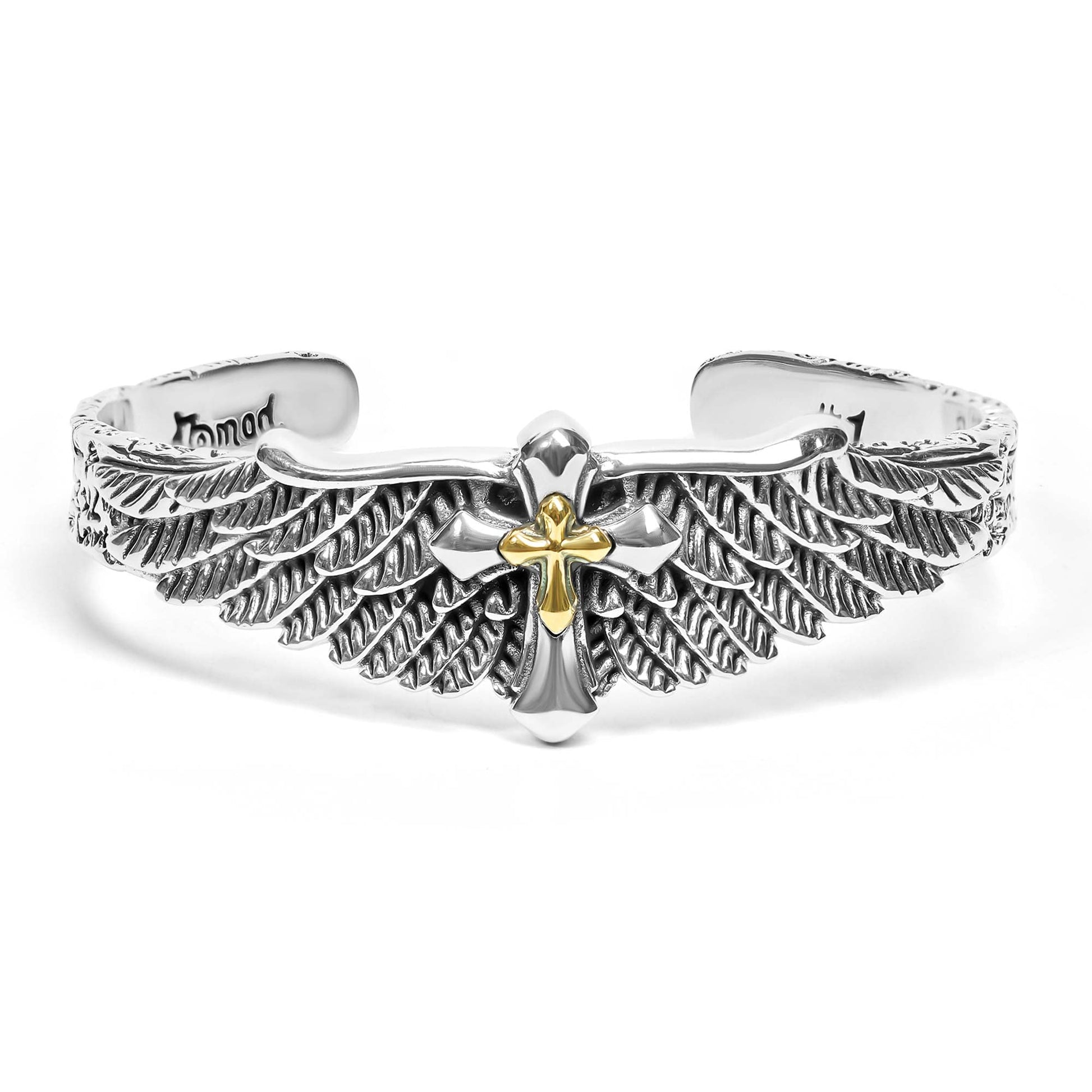 Calvi  Angel Wings Cross Bracelet