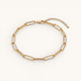 Bar Anklet Gold
