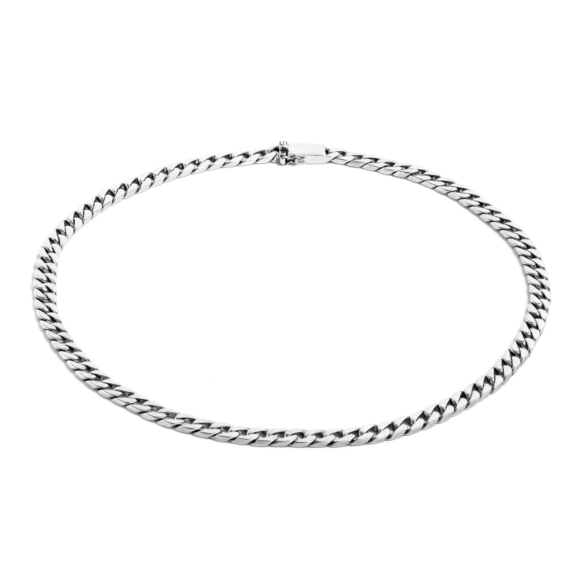 Cana  Classic Silver Chain Necklace 4