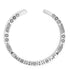 Como  Silver Bangle Bracelet 2