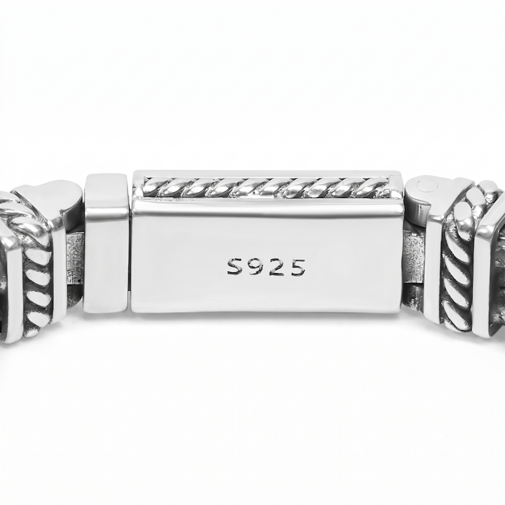 Parma - Fox Tail Hand Woven Silver Bracelet