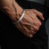 Arno  Handmade Silver Braided Bracelet 6