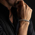 Torro  Handmade Silver Woven Bracelet 6