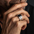 Ragnar  Handmade Square 925 Silver Ring 5