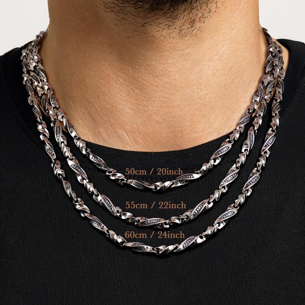Krun  925 Sterling Silver Necklace 6