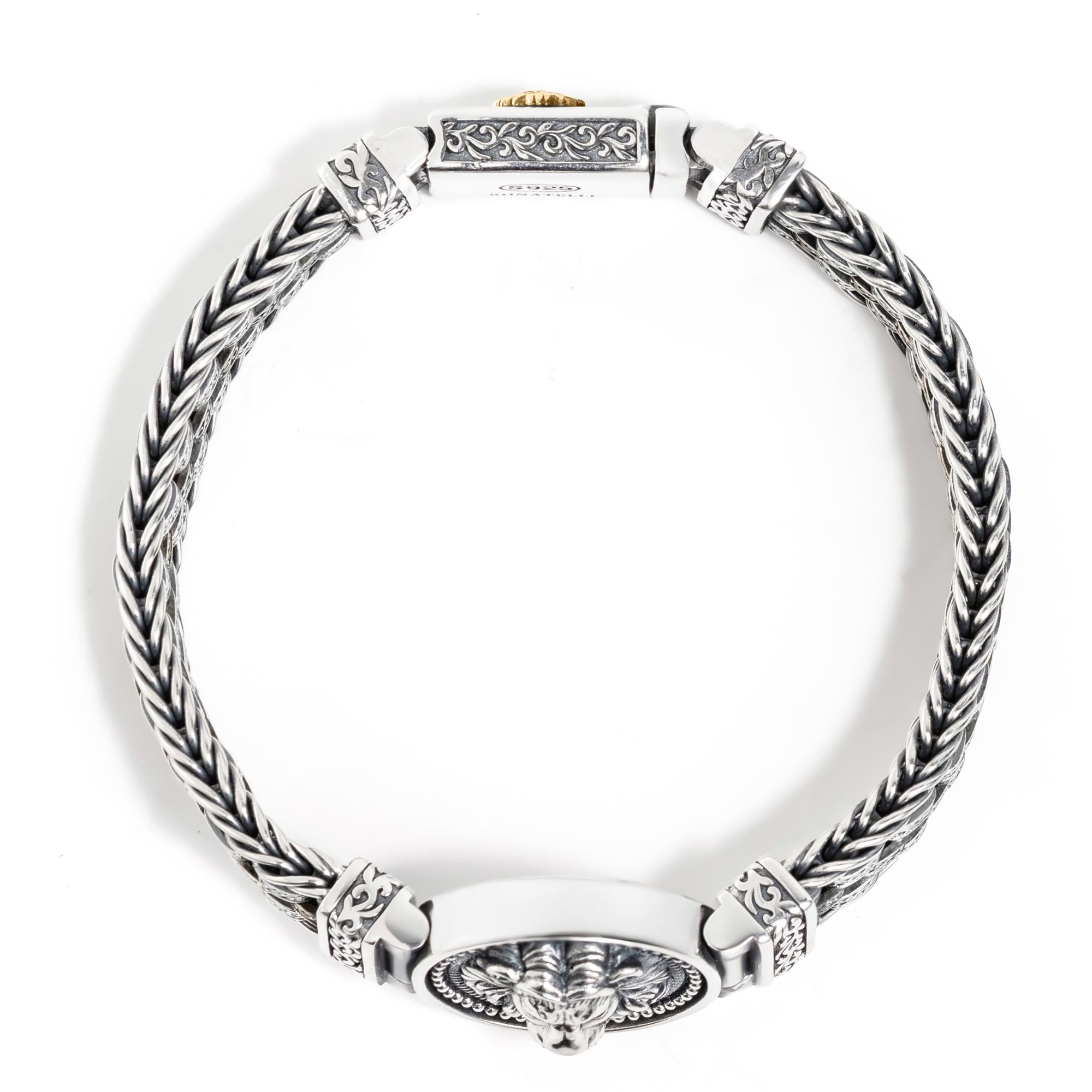 Magnus  Lion Handmade Silver Bracelet 2