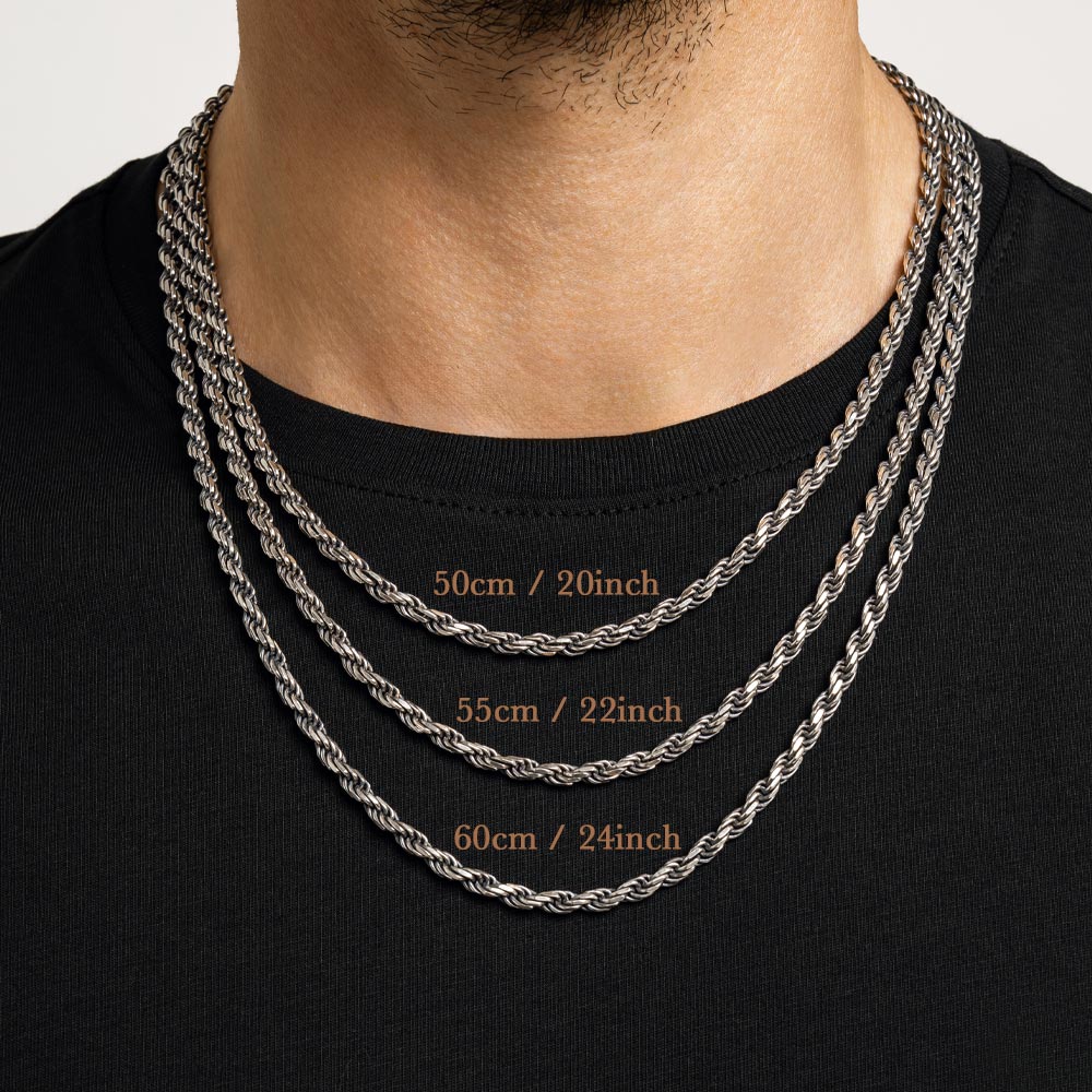 Monza  925 Sterling Silver Chain Necklace