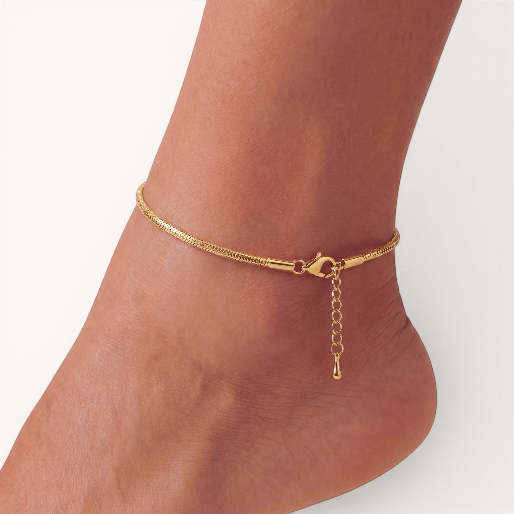 Snake Anklet Gold 5