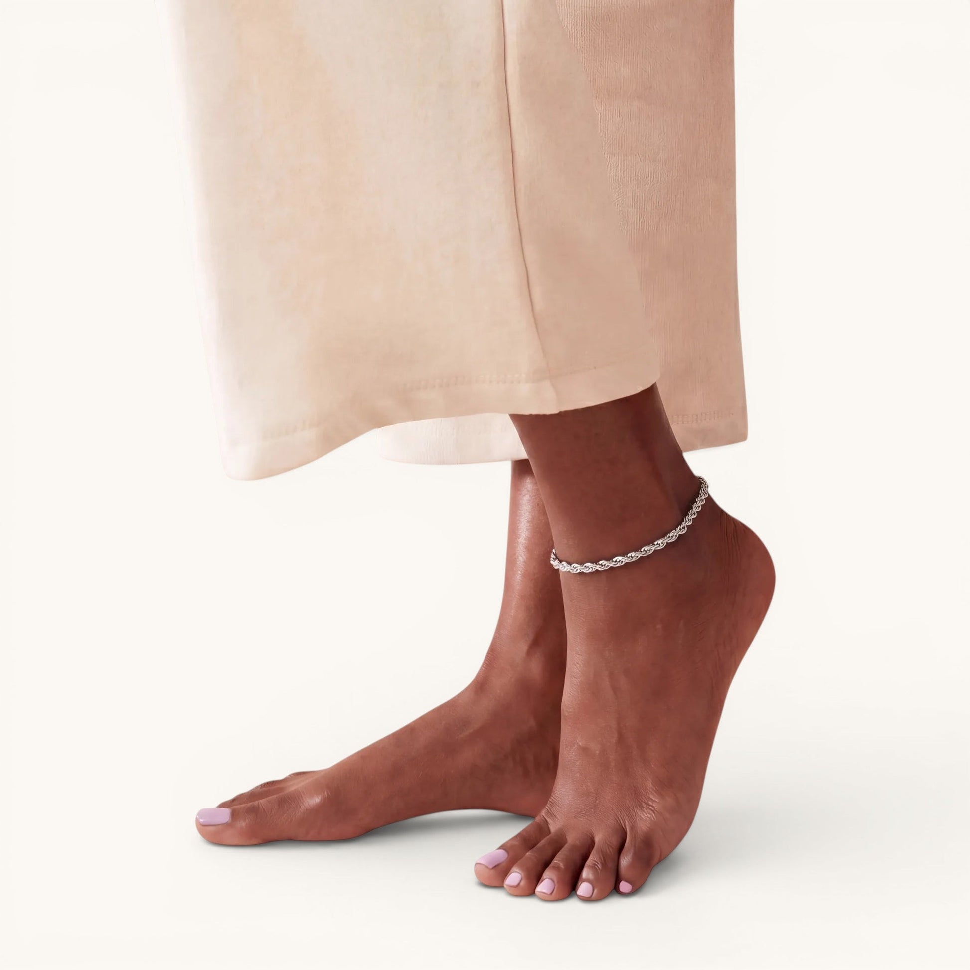 Rome Anklet Silver 5
