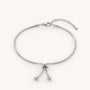 Drop Anklet Silver