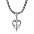 Poseidon  Trident Handmade Silver Pendant