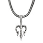 Poseidon  Trident Handmade Silver Pendant