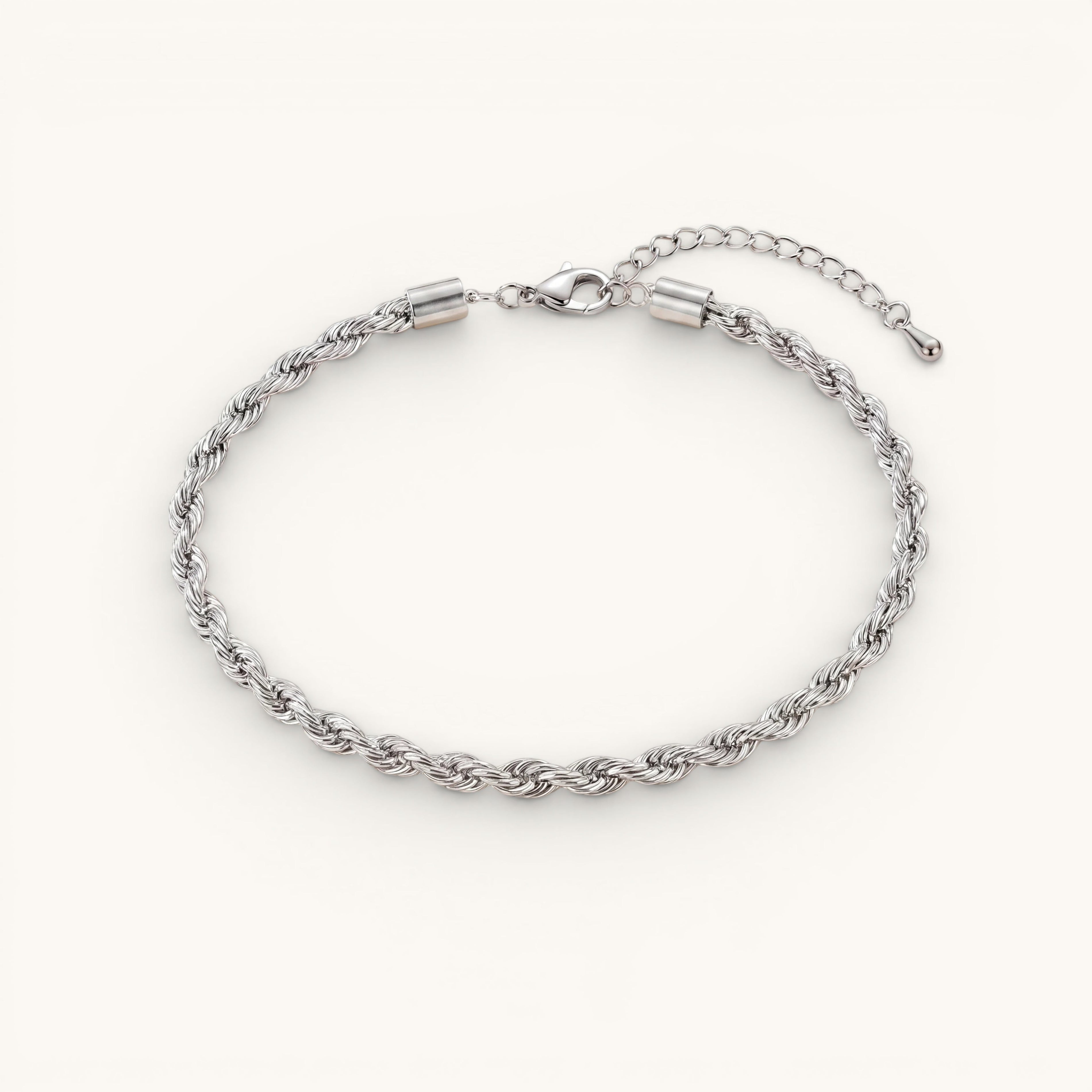 Rome Anklet Silver