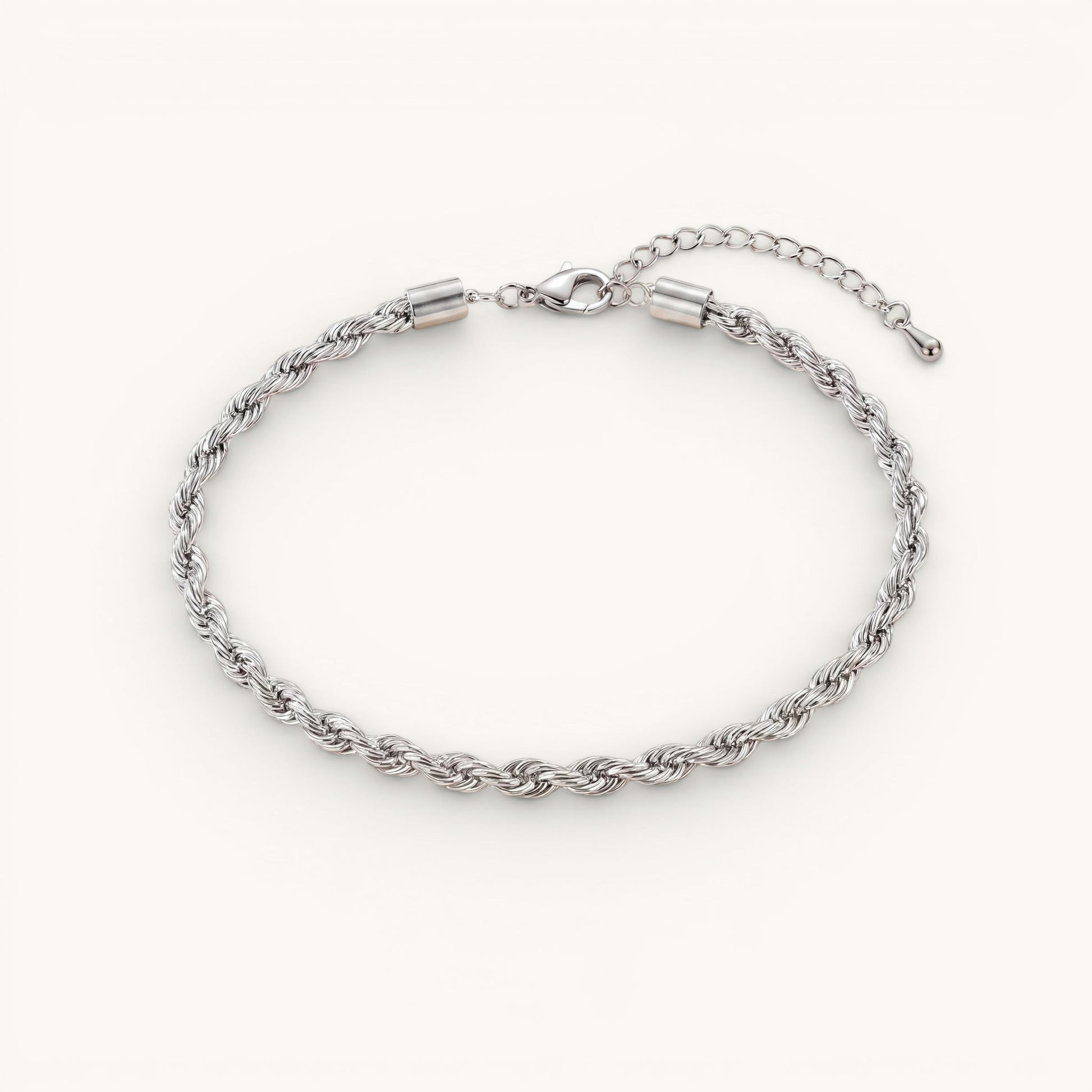 Rome Anklet Silver