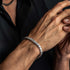 Roma  Silver Snake Scale Elegant Bracelet 6