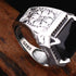 Arco  925 Silver Statement Ring with Black Stone 3