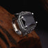 Arco  925 Silver Statement Ring with Black Stone