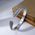 London  Silver Bangle Bracelet 5
