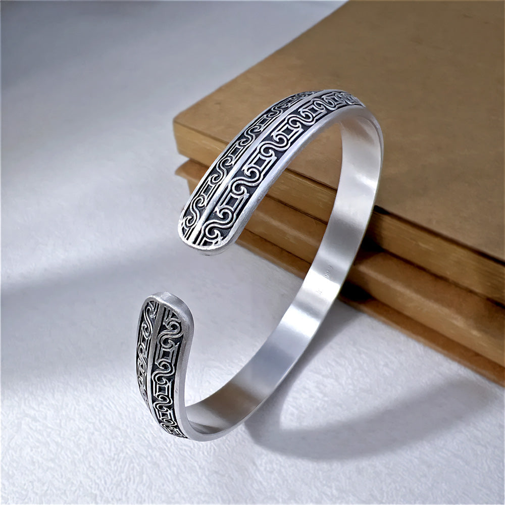 London  Silver Bangle Bracelet 5