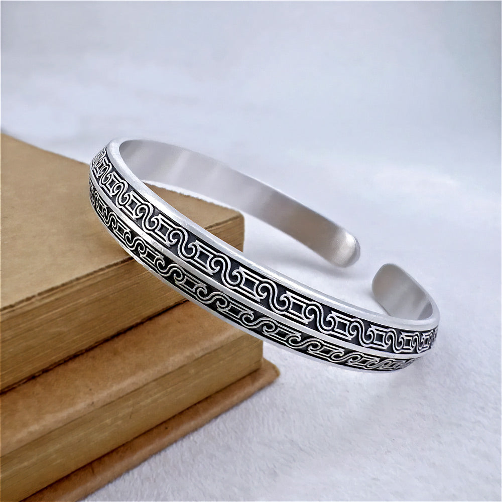 London  Silver Bangle Bracelet 2