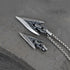Lyon  Silver Handmade Arrowhead Pendant 8