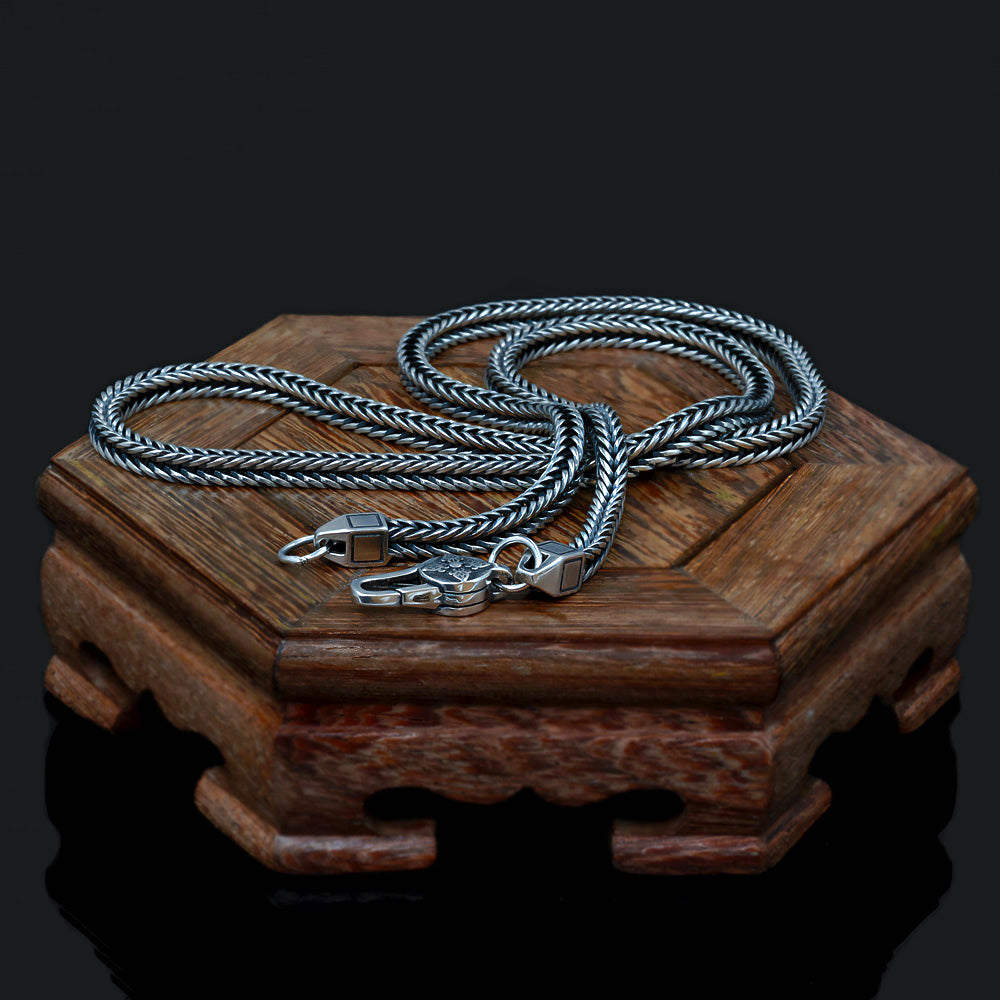 Sergo  925 Sterling Silver Handmade Chain Necklace 5