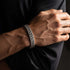 Marlo  Wide Woven Chain Bracelet 5