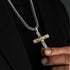 Norcia  Silver Cross Eagle Pendant 7