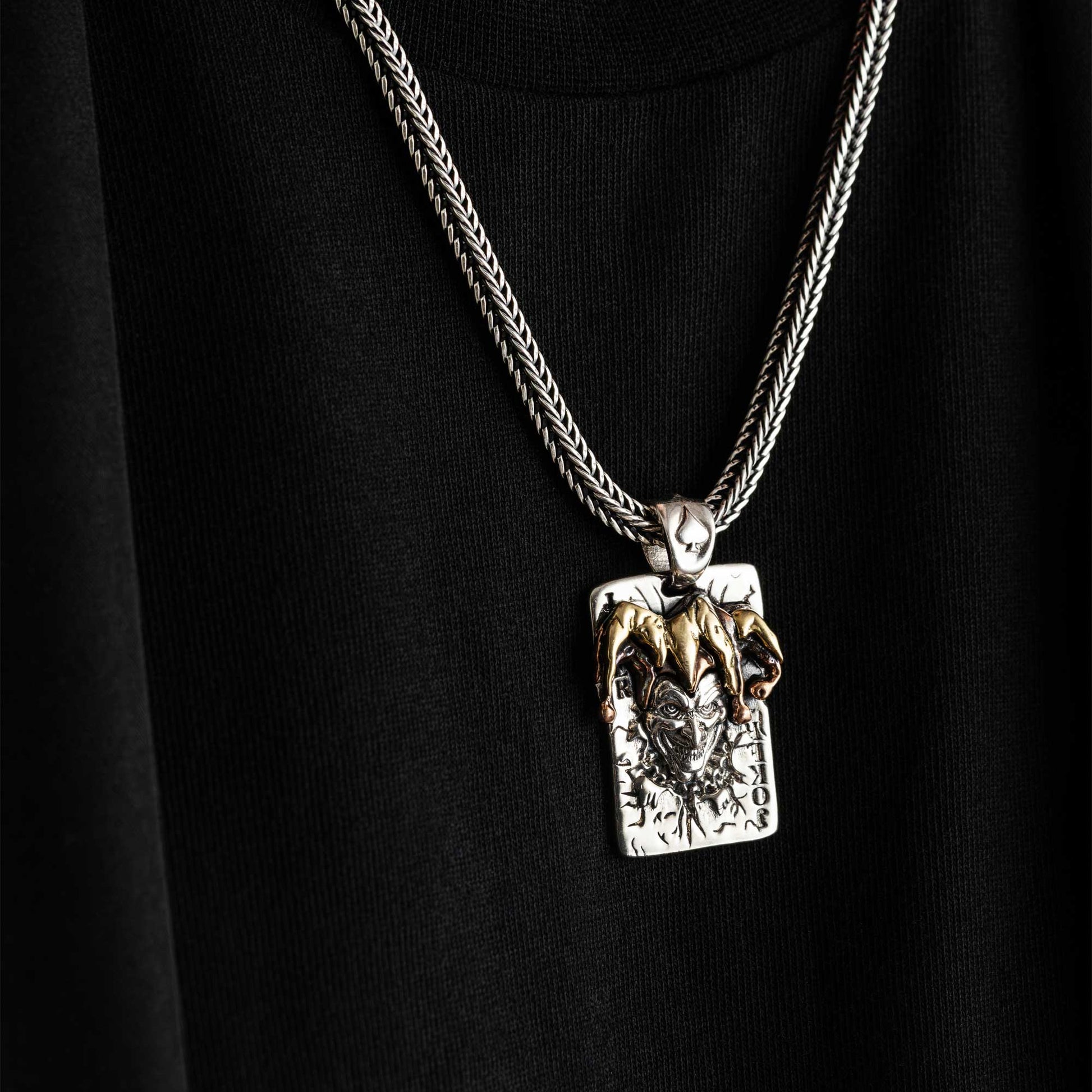 Fabro  Silver Joker Pendant 7