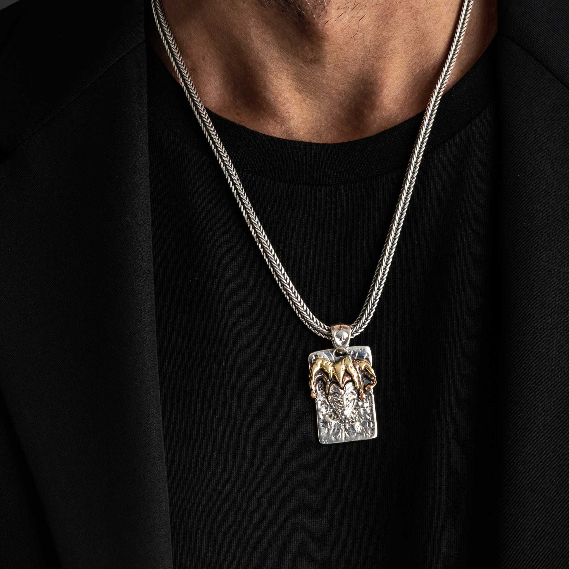 Fabro  Silver Joker Pendant 6