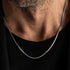 Fuli  Snake Bone Slim Chain Necklace
