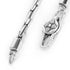 Alfo  Bamboo Silver Chain Necklace 5