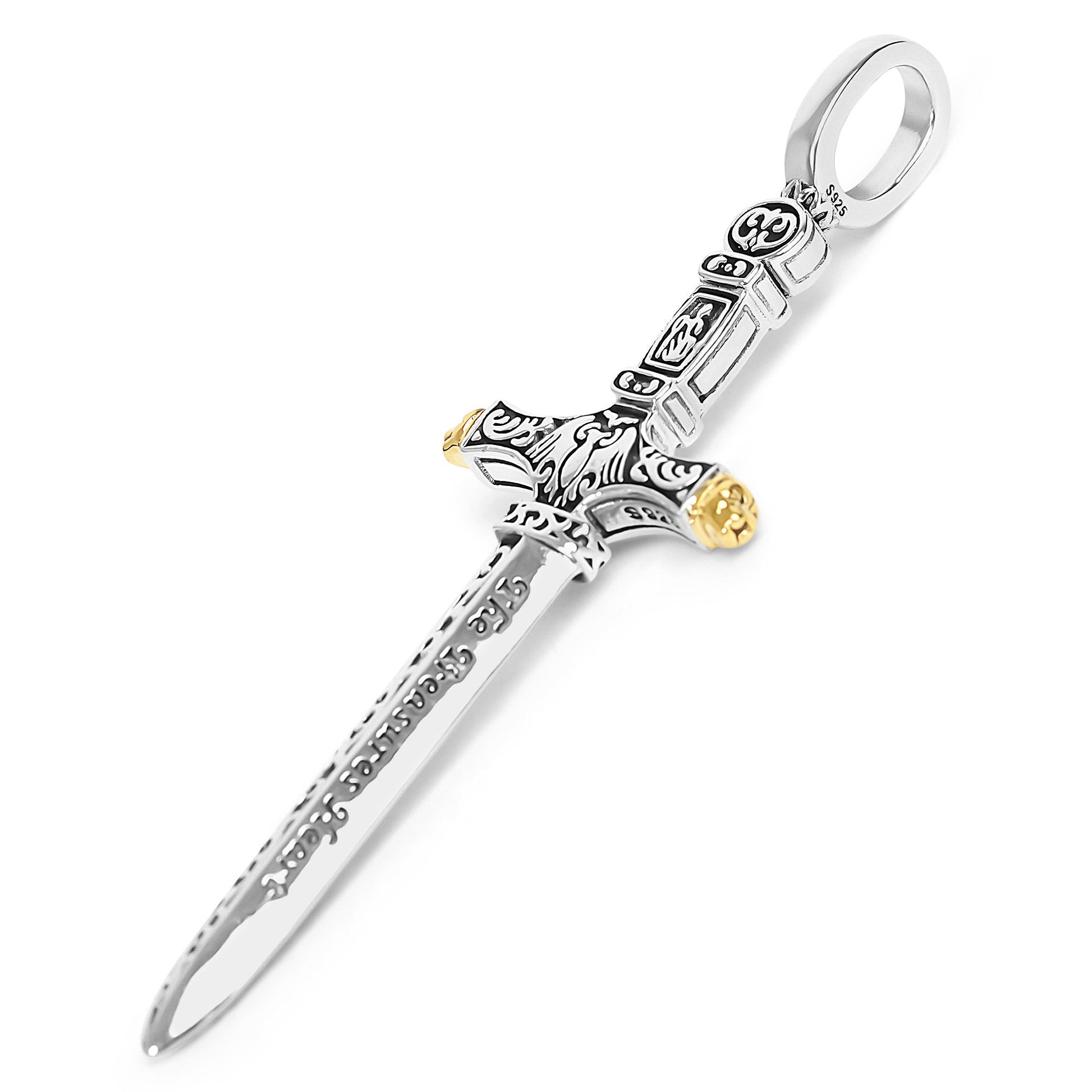 Ravenna  Cross Sword Pendant 6