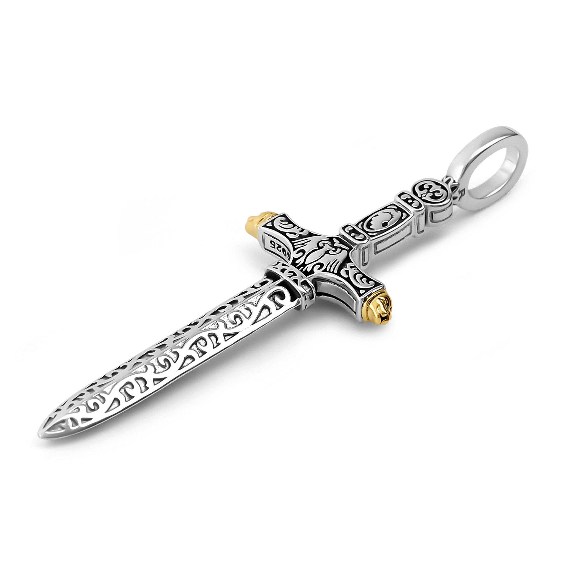 Ravenna  Cross Sword Pendant 5
