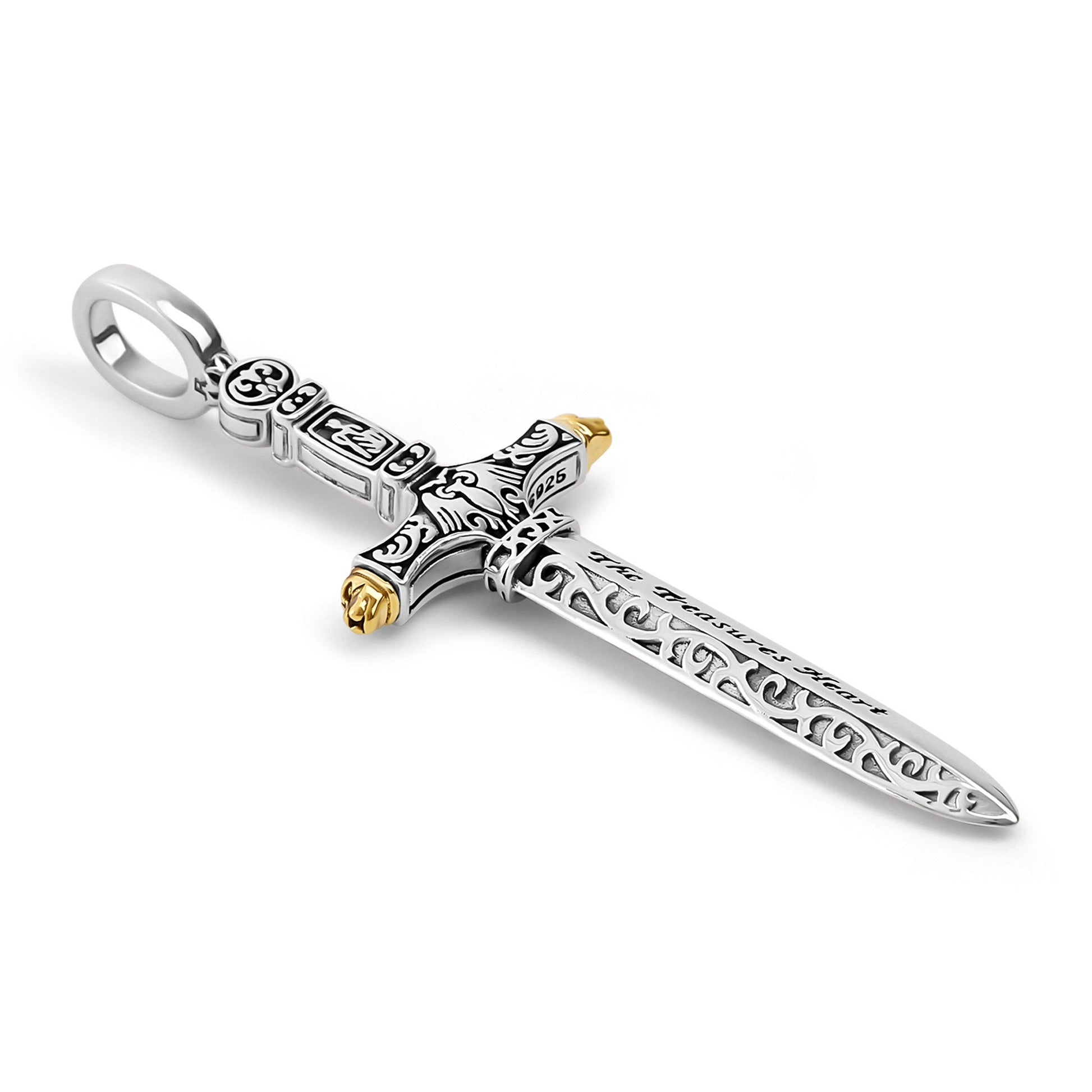 Ravenna  Cross Sword Pendant 4