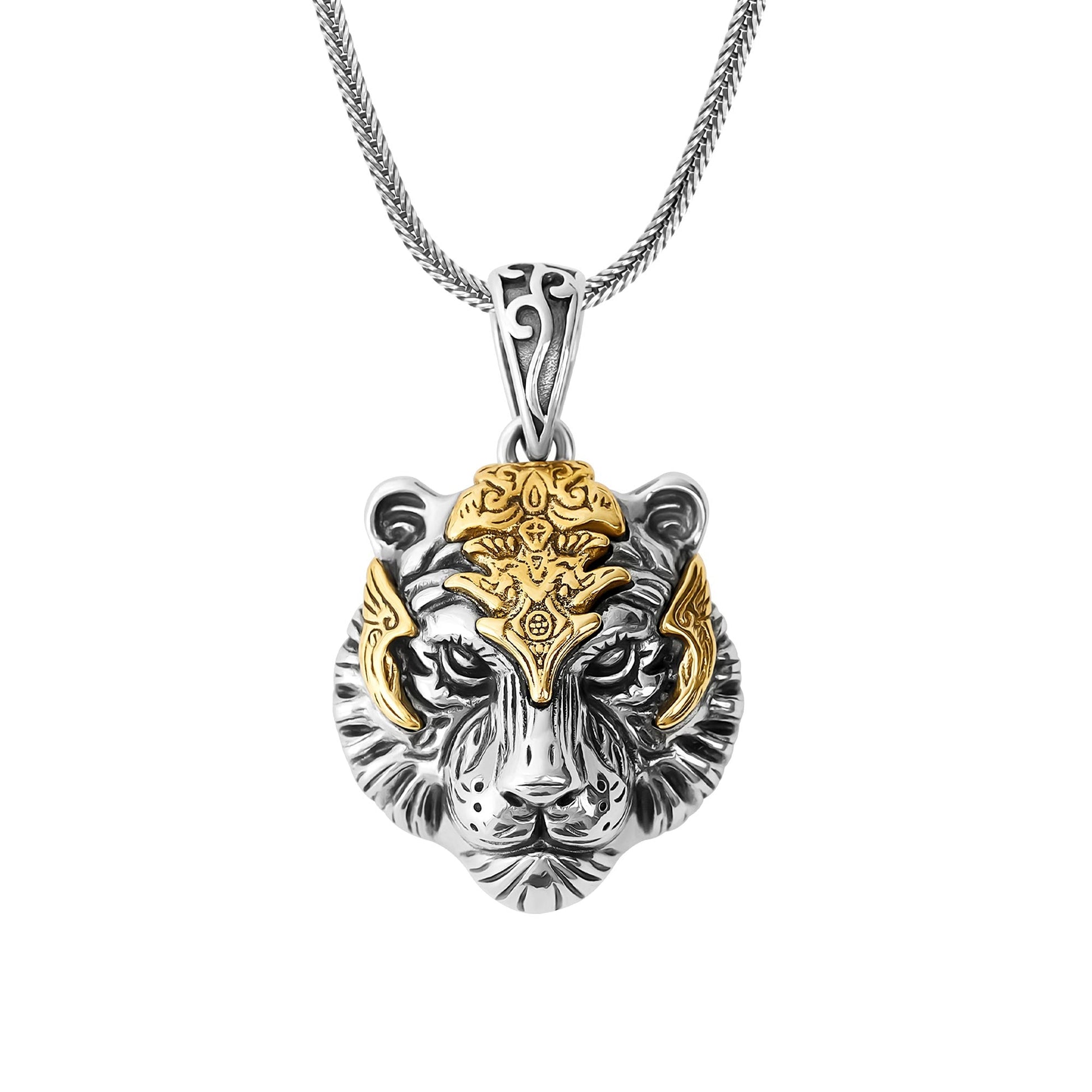 Anzio  Silver Tiger Pendant