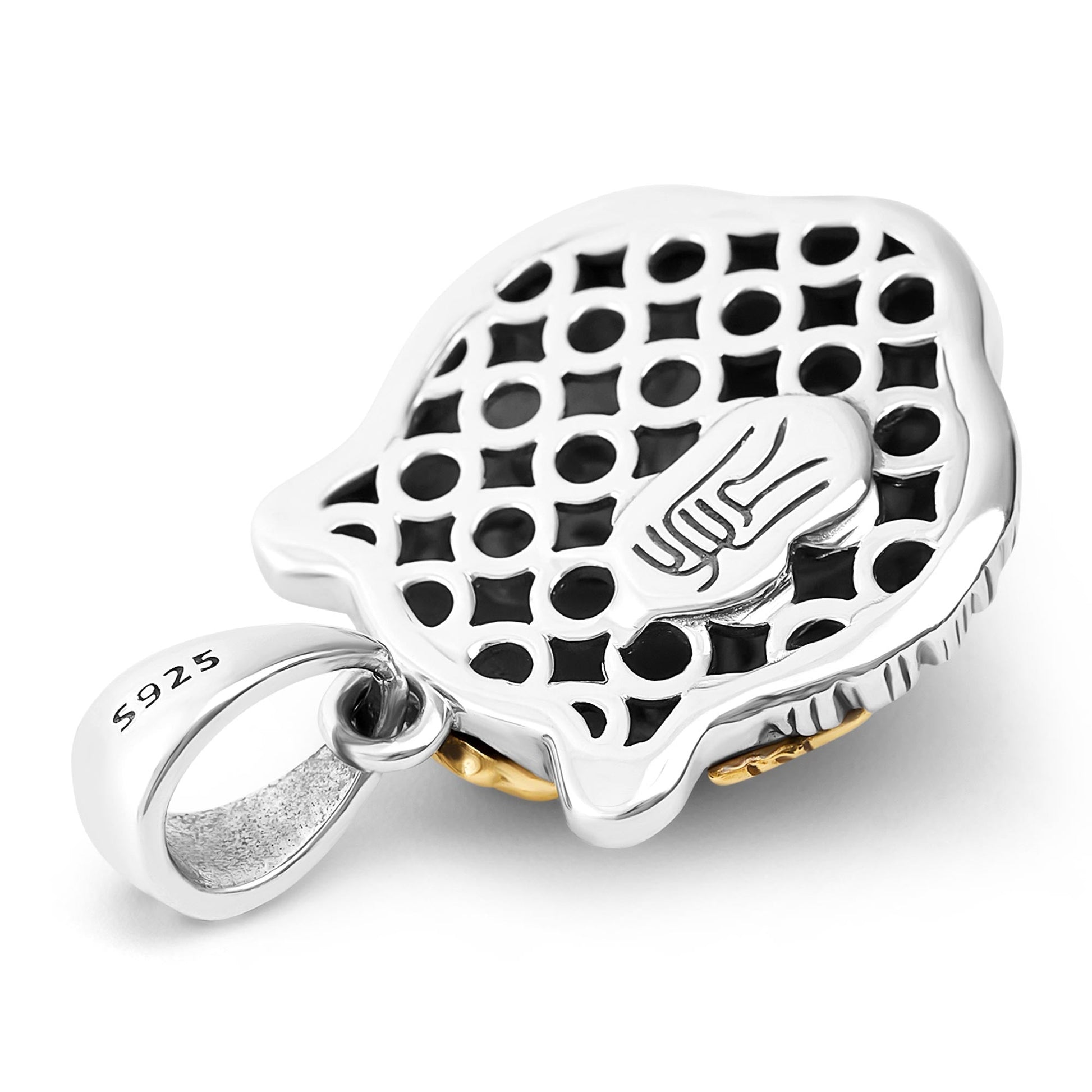 Anzio  Silver Tiger Pendant 5