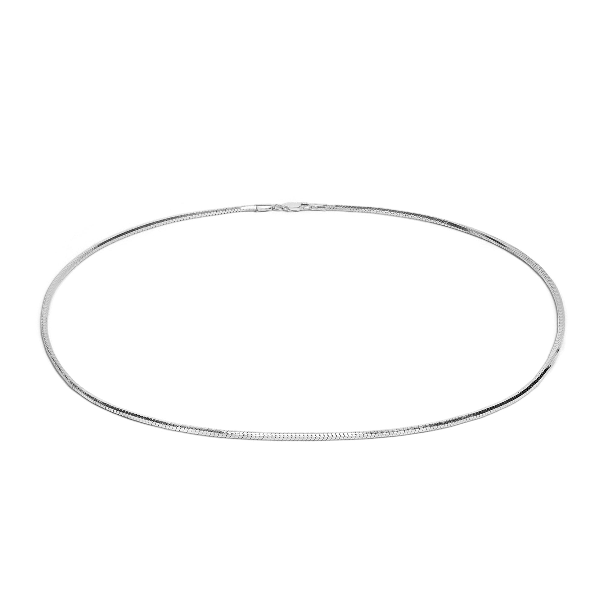 Fuli  Snake Bone Slim Chain Necklace 4