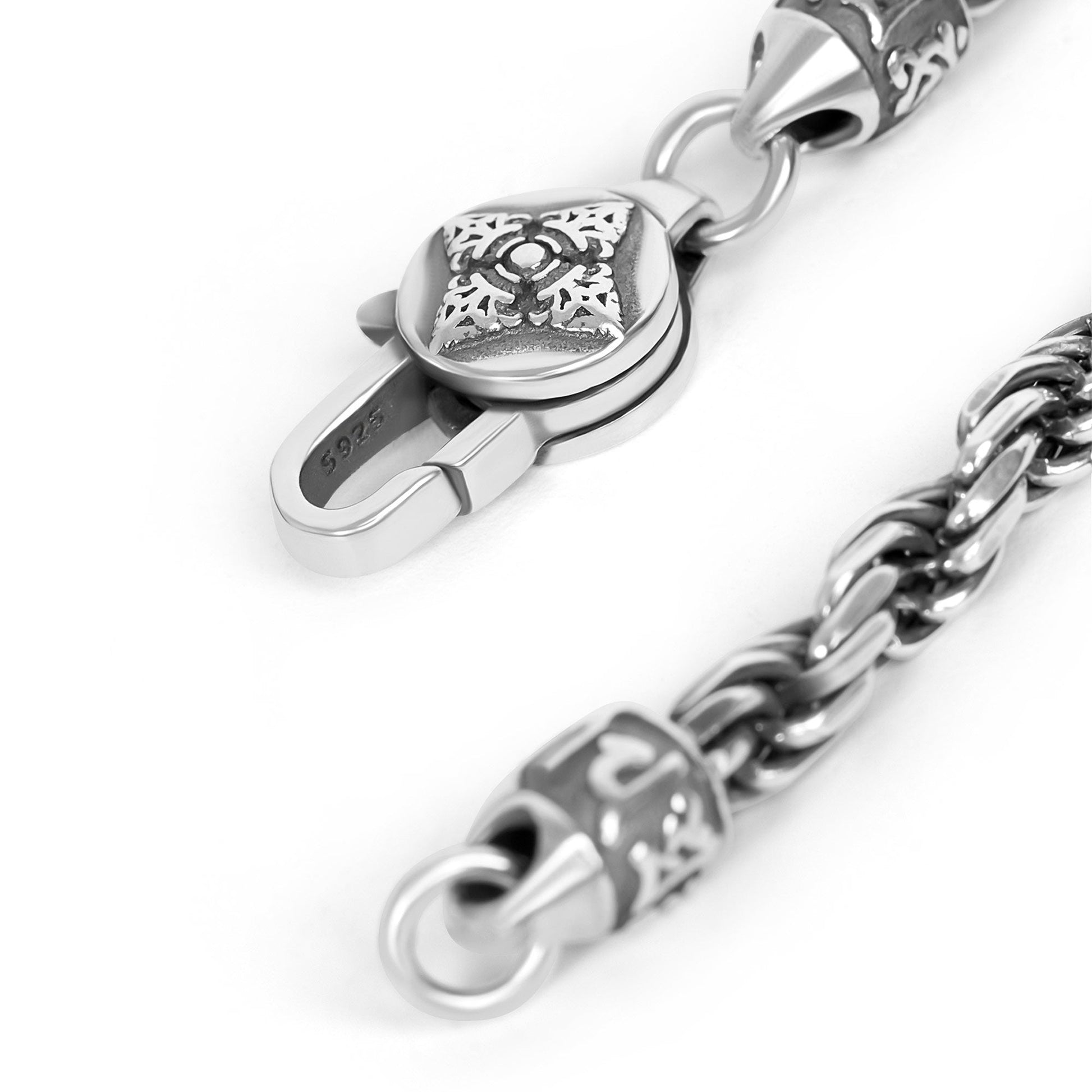 Monza  925 Sterling Silver Chain Necklace 5