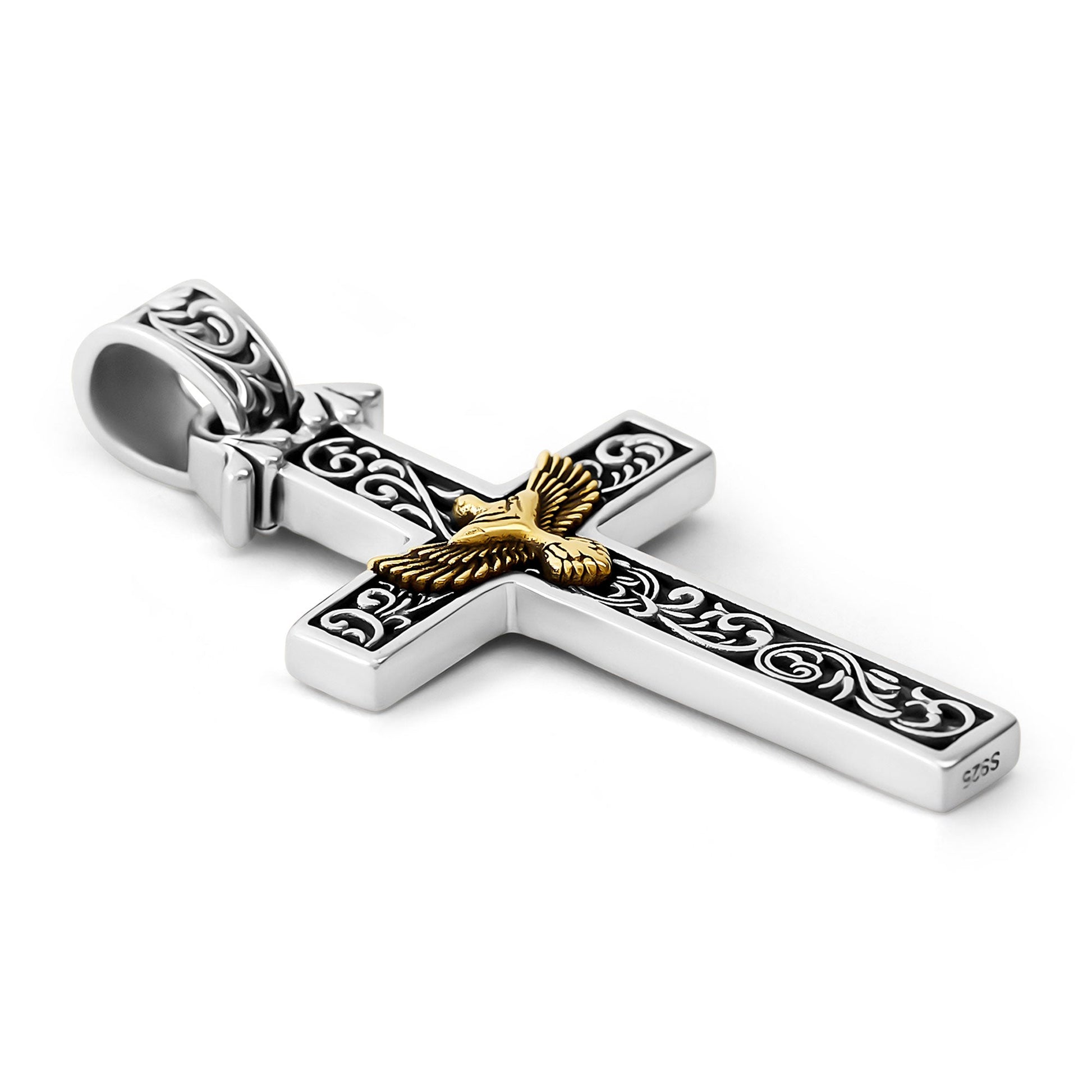Cervia  Silver Cross Pendant 5