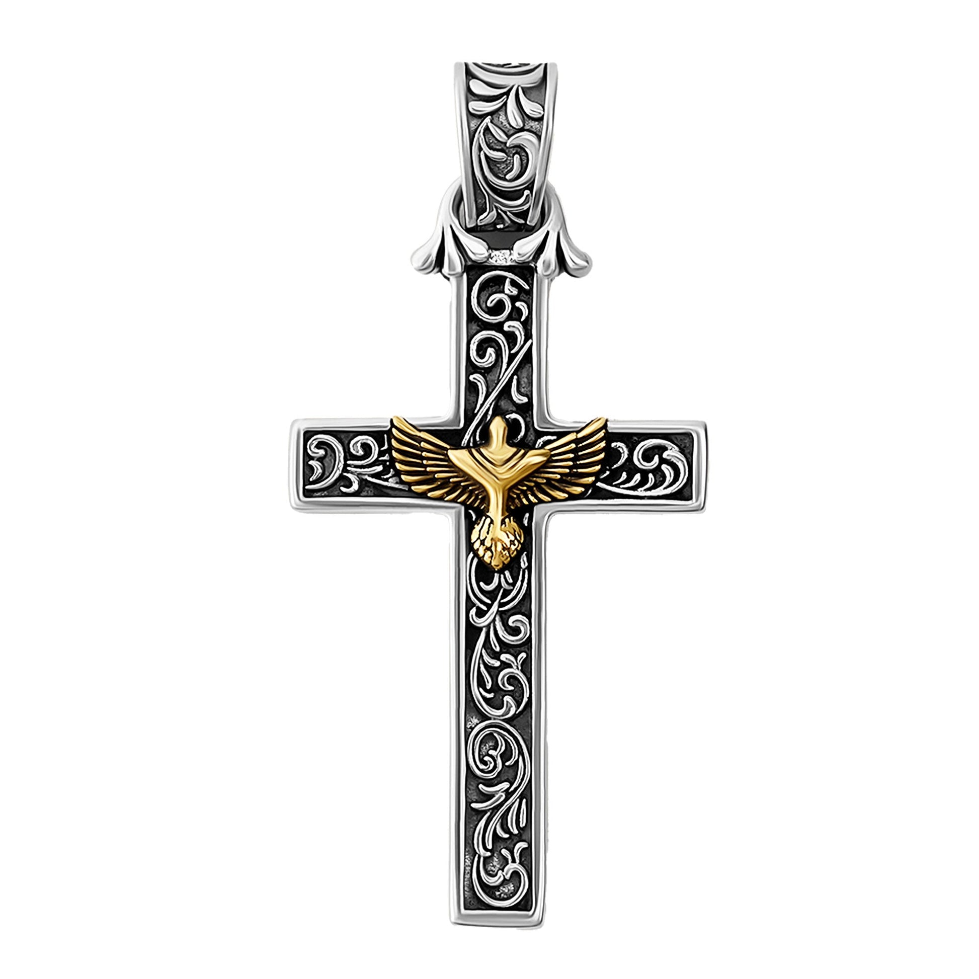 Cervia  Silver Cross Pendant 3
