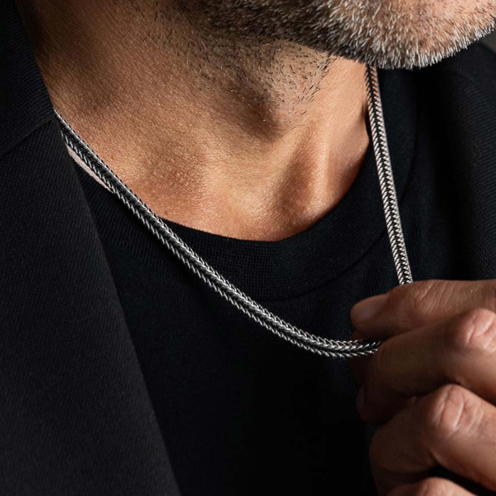 Sergo  925 Sterling Silver Handmade Chain Necklace 2