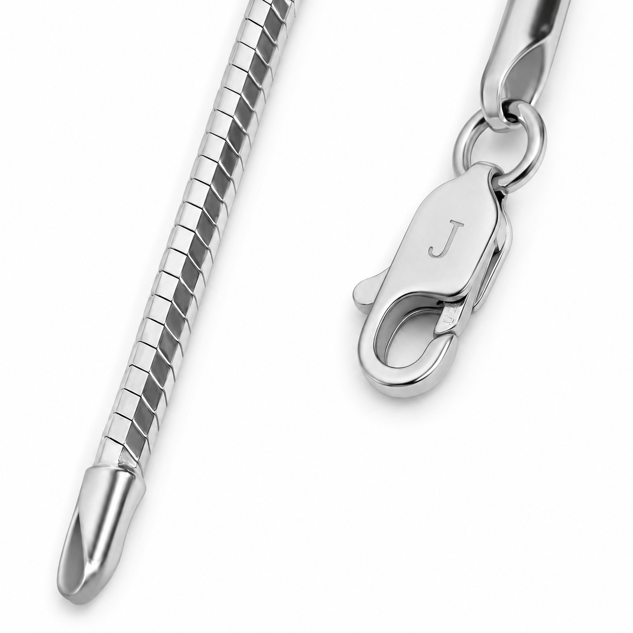 Fuli - Snake Bone Slim Chain Necklace