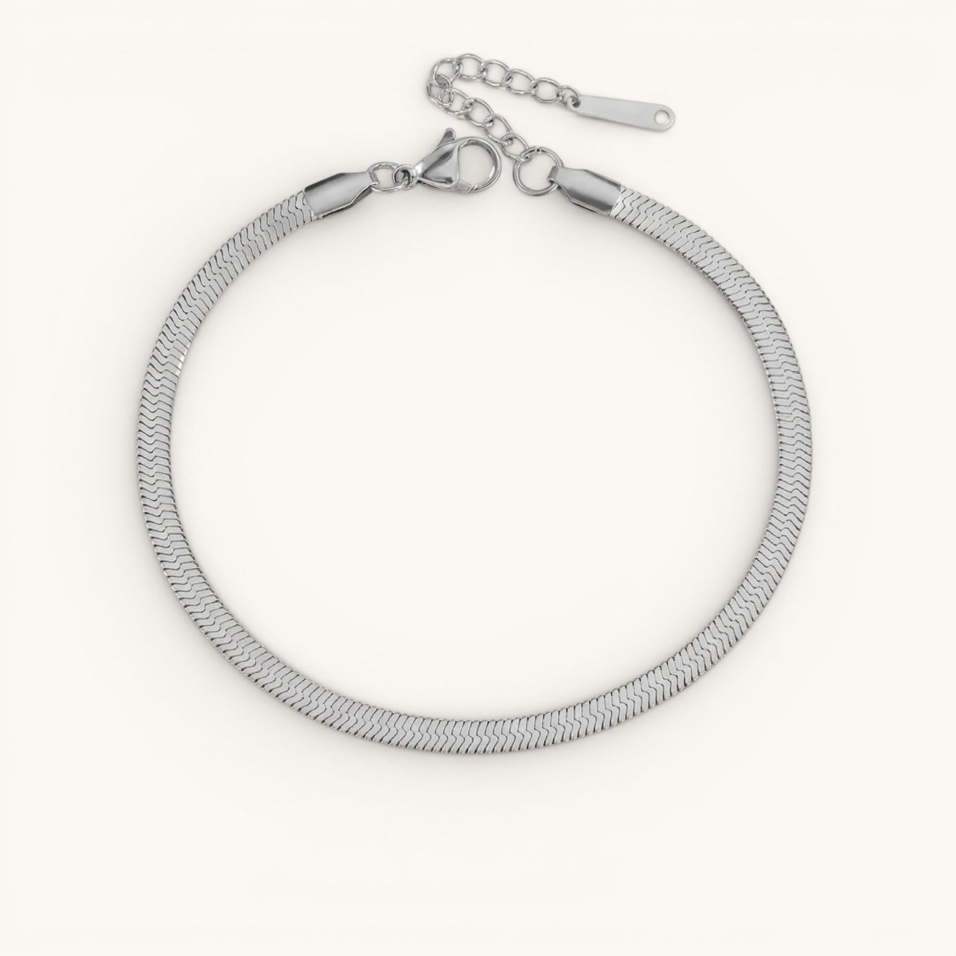Cobra Anklet Silver