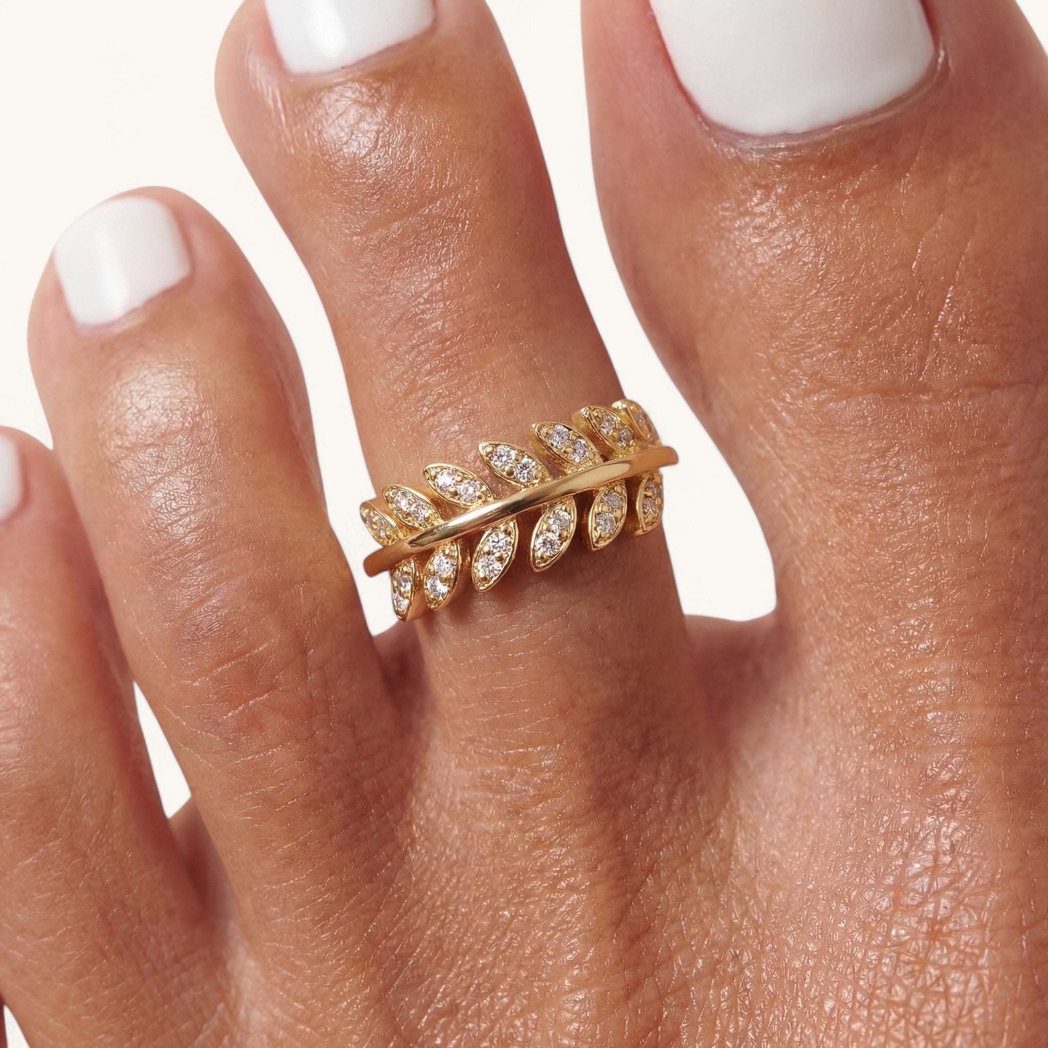 Olive Toe Ring 2
