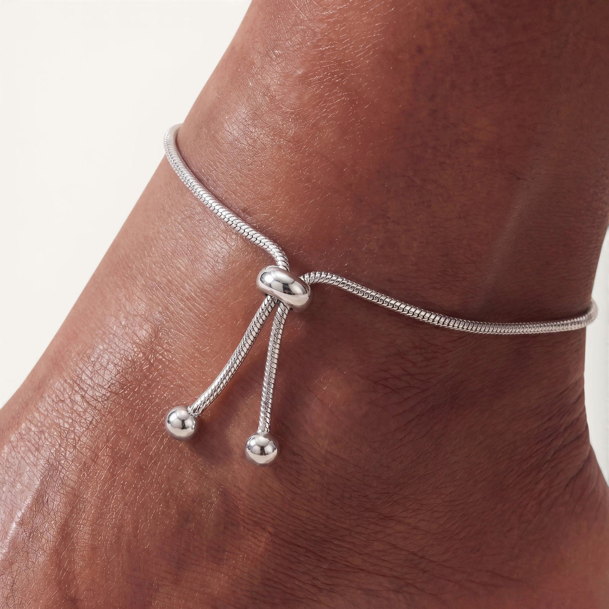 Drop Anklet Silver 3