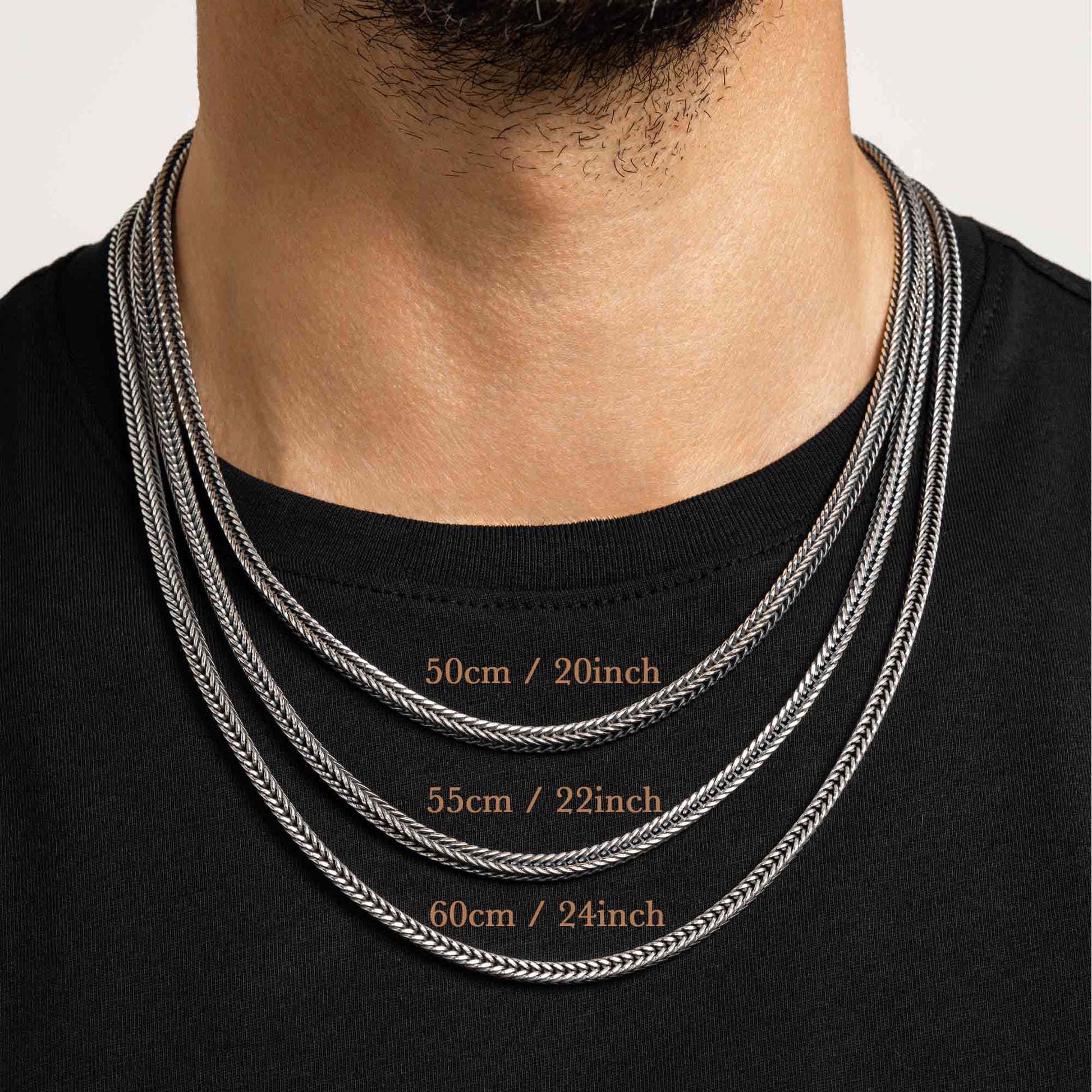 Sergo  925 Sterling Silver Handmade Chain Necklace 7