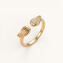 Angel Toe Ring